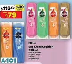 ELİDOR ŞAÇ KREMİ ÇEŞİTLERİ 350 ML